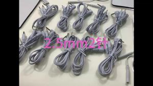 2 -Pin /4-Pin Electrode Wire for Machine Massager Electrode Pads Standard Connection Massage Leads for TENS Unit