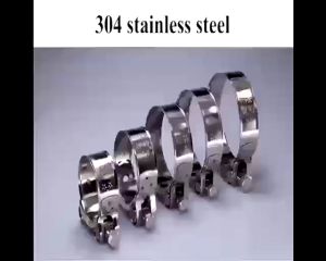 Motorcycle Exhaust Pipe Muffler Clamp Fixed Water Pipe Clamp  Adjustable Pipe Clamp