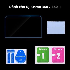 Puluz | DJI Osmo 360/360 II Phim Bảo Vệ Màn Hình Máy Ảnh Kính Cường Lực Phim Trong Suốt Chống Cháy Nổ Dành Cho Máy Quay Video Thể Thao Hành Động