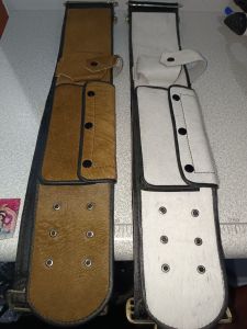 SABUK OTOK KULIT LEBAR Timangan 11CM POLOS | SABUK ADAT| SABUK OTOK LULANG