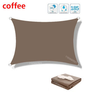 Multi colored waterproof sunshade sail for outdoor gardens beaches camping terraces swimming pools tents and awnings