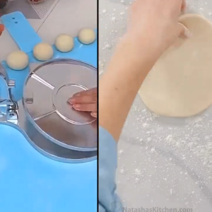 AKIRO MALAYSIA Aluminum Alloy Tortilla Press 20CM/16CM Pie Foldable Cake Maker Flour Dough Press Tool Tekan Doh Chapati 面团压机