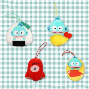 Ugly Fish Hanton Plush Doll Toy Fish Shaped Soft Stuffed Toys Cute Rice Ball Bag Tailored Goods Plushie Collectible Keychain