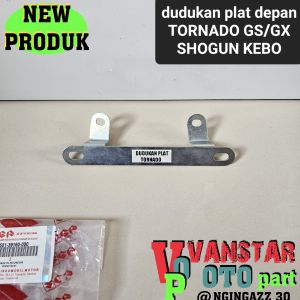 dudukan plat nomor depan TORNADO GS/GX SHOGUN LAMA SHOGUN KEBO model ori