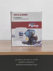 Okazawa 0.5HP Automatic Self-Priming Pump P150B2.C Pam Air Rumah Auto Home Water Booster Pump  Water Transfer Pump Pam Sedut Air  KingOfHardware