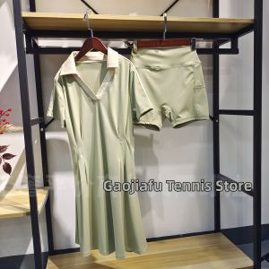 CJLINDF | Flattering Figure Tennis Dress with Built-in Shorts Shaping