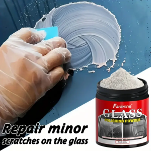 Universal glass polishing powderrepairs minor glass scratchesenhances glass transparencysuitable for household and automotive