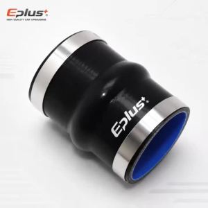 Ống Dẫn Khí Silicon Đen Đa Năng Thẳng Tăng Áp Nối Bộ Làm Mát Trung Gian Chịu Áp Suất Cao Được Gia Cố Bằng Kẹp Dùng Cho Ô Tô