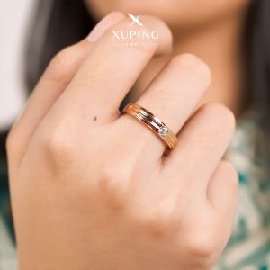 Xuping Cincin Lapis Emas Mata 1 Bulat 0121210517