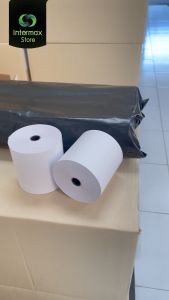 กระดาษใบเสร็จ 80 x 80 mm. กระดาษความร้อน กระดาษเครื่องพิมพ์สลิป กระดาษบิล Thermal Paper (ลังละ 50 ม้วน)