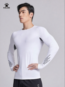 Kelme | Mens Breathable Quick Dry Thin Long Sleeve Running T-Shirt