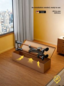 MINGZHI | Folding Walnut Wooden Retro Style Coat Rack