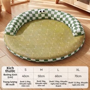 7o | Giường Thú Cưng Làm Mát Có Thể Giặt Được Dùng Quanh Năm