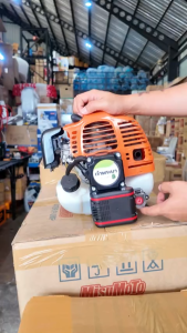 เครื่องตัดหญ้า รถเข็นตัดหญ้า 2 จังหวะ 4 แรงม้า 52CC รุ่นสตาทเบา และ รุ่นกดปุ่มสตาท