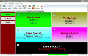 CARAT PayGaji Ultimate Edition (UE) Payroll Software - Employees Advances Leave Claims Salaries Overtime EPF Socso PCB HRDF EIS CP38 Form EA Form E/CP8d Basic Allowance Bonus Commission Annual Medical Unpaid Employer Deductions