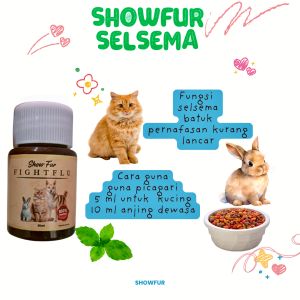 Ubat Selsema Kucing Arnab Anjing Oral Flu Syrup Cat Dog Rabbit Herbs