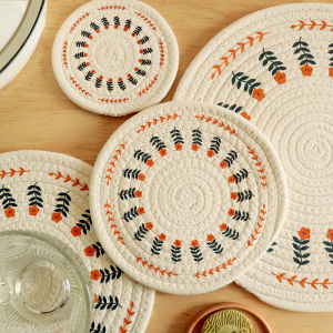 Dining Mat Heat Insulation Mat Household Dining Mat Plate Bowl Mat Tea Cup Mat Pot Mat Heat-resistant Dining Table Mat