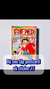 Truyện - ONE PIECE LUCKY 77 -  Postcard & Giấy nhắn kèm tranh vẽ