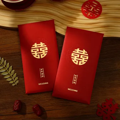 Thousand Yuan Red Envelope Bags Wedding Creative Thickened Luxury Return Gifts Festive Celebration Wedding Celebration