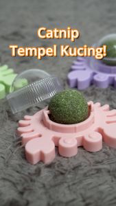 Hobilic Catnip Kucing Tempel Dinding & Snack Catnip Anti Stress Kucing Model Kepiting Premium