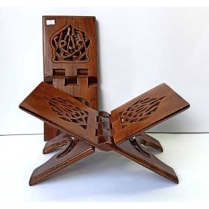Rekal Lekar Meja Alquran Meja stand motif iqrok ukir jepara