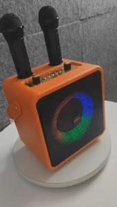 M4401ลำโพงบลูทูธ และไมโครโฟน ฟังเพลงร้องคาราโอเกะ เสียงดีเบสหนัก ดิจิตอล Speaker