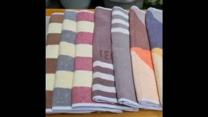 Khăn tắm khăn lau mặt gội đầu cotton 35x75cm thấm hút nước tốt không ra màu không đổ lông mềm mịn họa tiết dễ thương