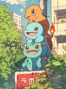 BILIBILI | Pokémon Pikachu Royal Three DIY Diamond Painting Mosaic Handmade Art Exquisite Creative Gift Home Decoration