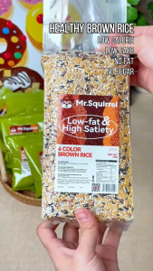Mr.Squirrel Organic 6 In 1 Brown Rice 2kg 1kg Mixed Rice Low carb Wholesale Health Grain