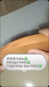 Talenan Kayu Bulat/ talenan Kayu jati model bulat/ Properti Foto Produk