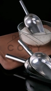 COSY Sekop Es Batu Serokah Biji Beras / Skop Tepung Scoop Stainless Steel Anti Karat