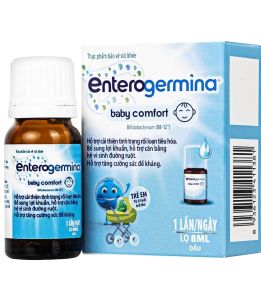 Men vi sinh cho bé Enterogermina baby comfort Opella (C/8ml) | - Vi sinh Enterococcus faecium | - Hỗ trợ tiêu hóa | - Phòng ngừa tiêu chảy | - 1 lần/ngày | - Lọ 8ml