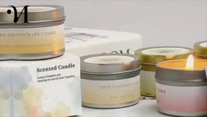 Mini Scented Candle in Tin Jar Aromatherapy Home Decor Gift