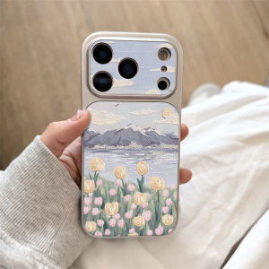 Luxury Soft Leather Flower Phone Case For iPhone 17 Pro Max 16 13 11 15 14 12 17 17promax 16promax 15promax Shockproof Cover