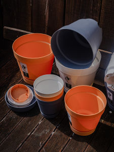 Thick Plastic Flower Pot Durable Resin Planter Large Size Simple Nordic Style Root Control Gallon Pot for Green Ivy And Snake Plant