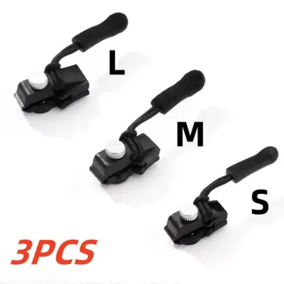 6/3PC Universal Zipper Lock Slider Quick Release Detachable Repair Part for Jackets Luggage Bags & Backpacks