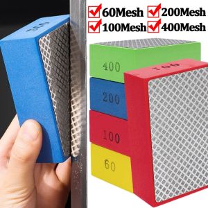 60/100/200/400 # kim cương đánh bóng tay Pads gạch mài nghiền thủy tinh đệm khối đá đá cẩm thạch lát chà nhám đĩa