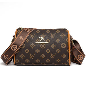 Fashionable Pillow Shaped Crossbody Bag Womens Shoulder Bag Leather Material Boston Bag Style Soft Casual British Style