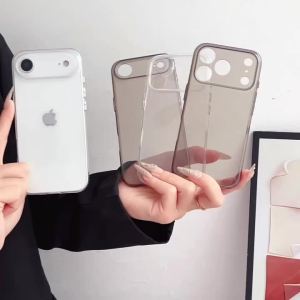 Ultra Thin Matte Transparent Shockproof Hard Case For iPhone 17 Air 16 15 14 13 12 11 Pro Max Plus Shockproof Protection Cover