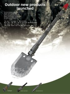 BSKT | Outdoor Folding Shovel for Camping Fishing Heavy-duty Manganese Steel Thickened