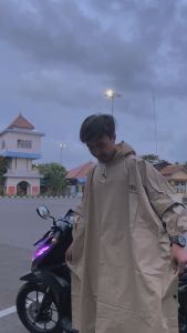 JAS HUJAN PONCO LENGAN/KELELAWAR + CELANA BY FLORYN ORIGINAL PRIA WANITA ANTI REMBES BAHAN PVC