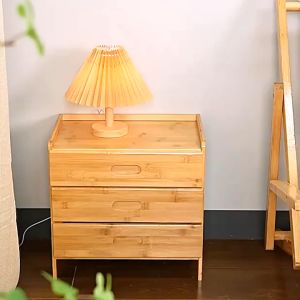 Cosyy homes ลิ้นชักหัวเตียง ตู้ข้างเตียง พร้อมชั้นวางลิ้นชักโต๊ะวางข้างเตียง โต๊ะข้างเตียง โต๊ะลิ้นชัก ไม้ ตู้มินิมอล ไม้เนื้อแข็ง สไตล์นอร์ดิก มีลิ้นชัก ความจุสูง