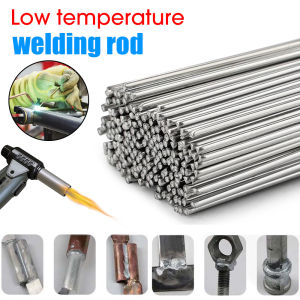 30pcs Universal Silver Welding Rods Low Temperature Easy Melt Copper Iron Aluminum Solder Rod Cored Wire Brazing Weld Bars Repair Hole