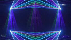 CONSTELLASER SHEHDS 12W RGB Animation Laser Light for Disco Ball Dancing Lights Original Wedding DJ Club Theater Performance stage Lighting