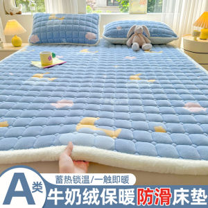 Winter Milk Velvet Mattress Three-Piece Set Student Dormitory Bedding Tatami Cotton Sandwich Single Bedding Universal Breathable