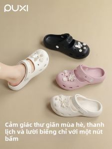 PUXI | Womens Summer Closed-Toe EVA Non-Slip Breathable Clogs
