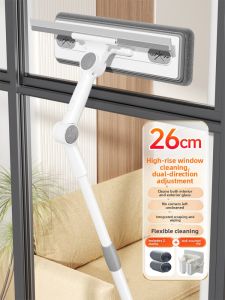 Double-Sided Glass Cleaner Tool for Home Use High-Rise Window Exterior Professional Domestic Cleaning Tool Window Wiper