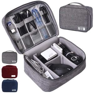 Cable Storage Bag Organizer Digital Electronic Organizer Portable USB Data Line Charger Plug Storage Bags Travel Cable Organizer