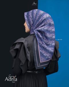 Scarf Jilbab hijab kerudung krudung wanita dewasa segiempat motif bunga daily simple mewah terbaru new terlaris terkini modern kekinian murah viral 2023 adria Arrafi adem mudah di bentuk cantik bahan voal exclusive cantik bayar ditempat COD gratis ongkir