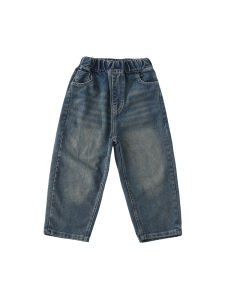 Popular Parent-Child Matching Long Sleeve T-Shirts Pure Cotton Splice Family Style for Three Generations Spring Autumn Fashion